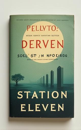The cover of the book 'Station Eleven'.